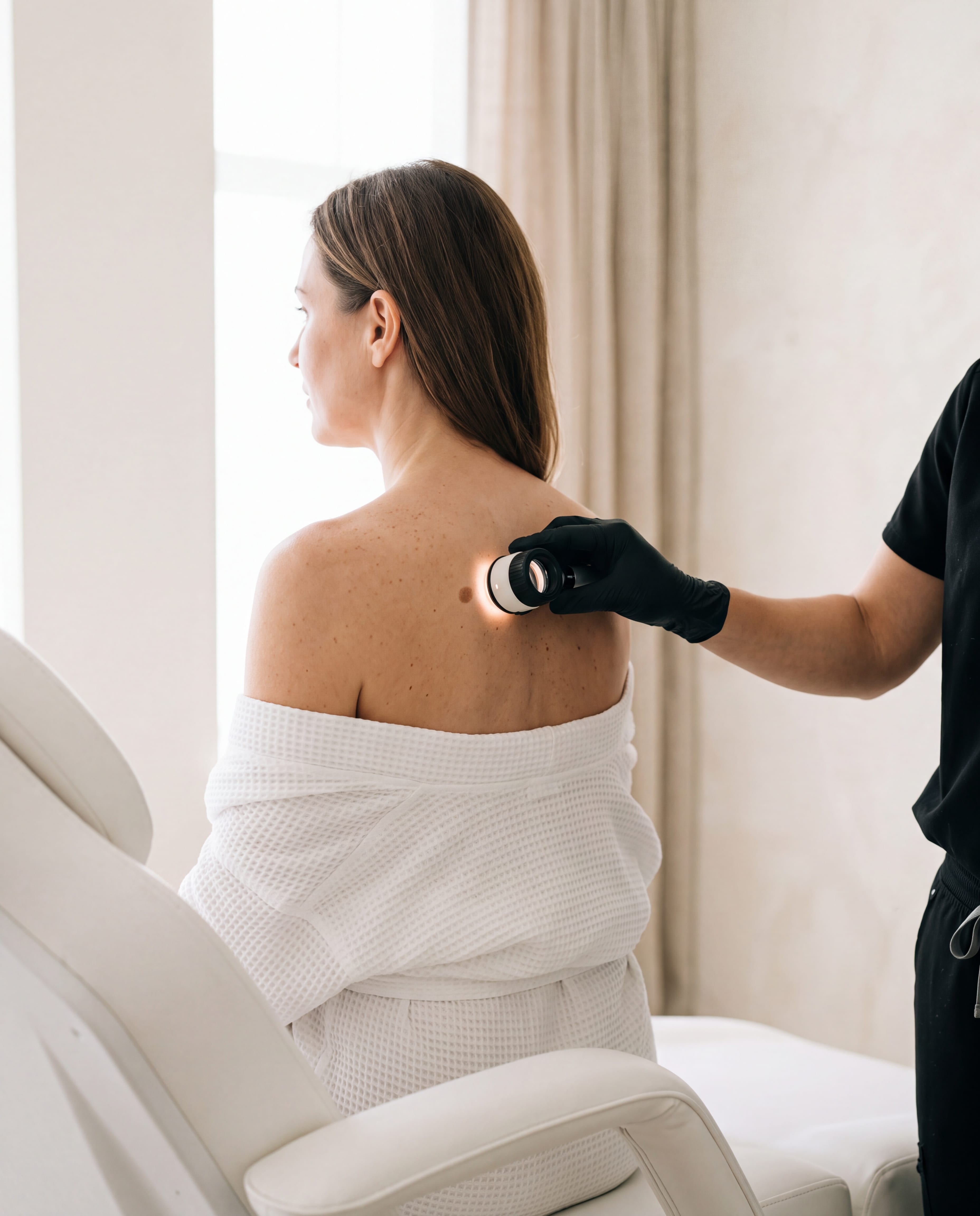 Mole screening at Nurse Annie Aesthetic Clinic, Wymondham